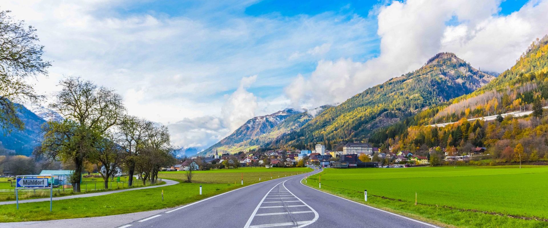 Ortseinfahrt im Osten