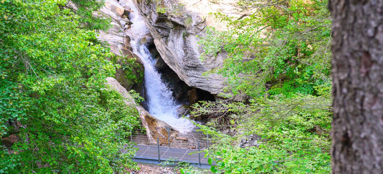 Wasserfall in der Barbarossaschlucht